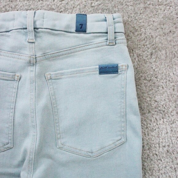 NEW 7 for All Mankind UHR High Rise Light Wash Skinny Ankle Denim Jeans, Size 26 - Picture 8 of 11